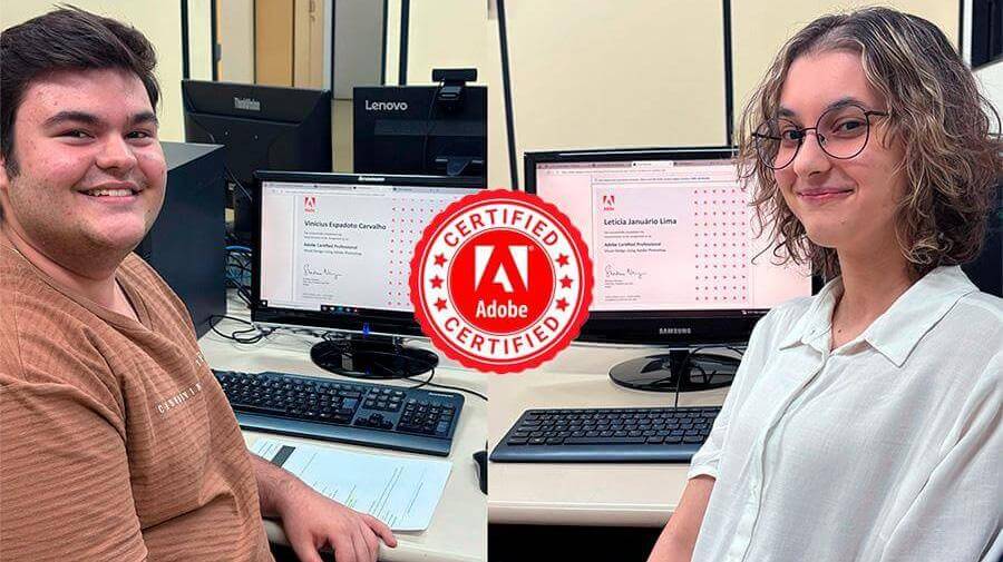 Alunos do UNIVEM conquistam Certificação da Adobe e vaga em Seletiva Brasil 2025