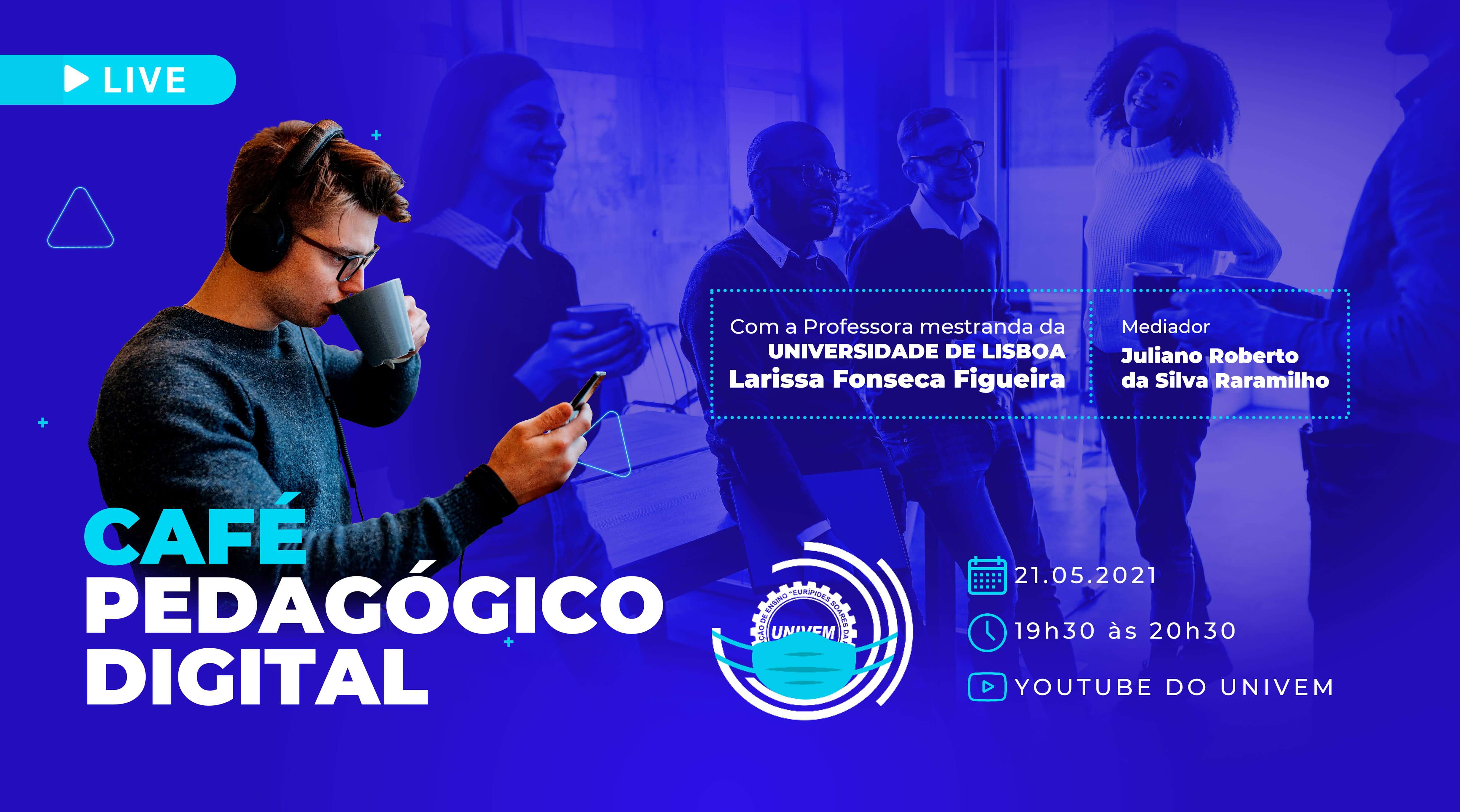 Café Pedagógico Digital traz mestranda da Universidade de Lisboa para interação