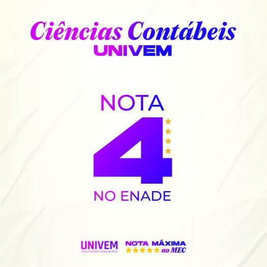 Grandes conquistas para o curso de Ciências Contábeis do Univem!